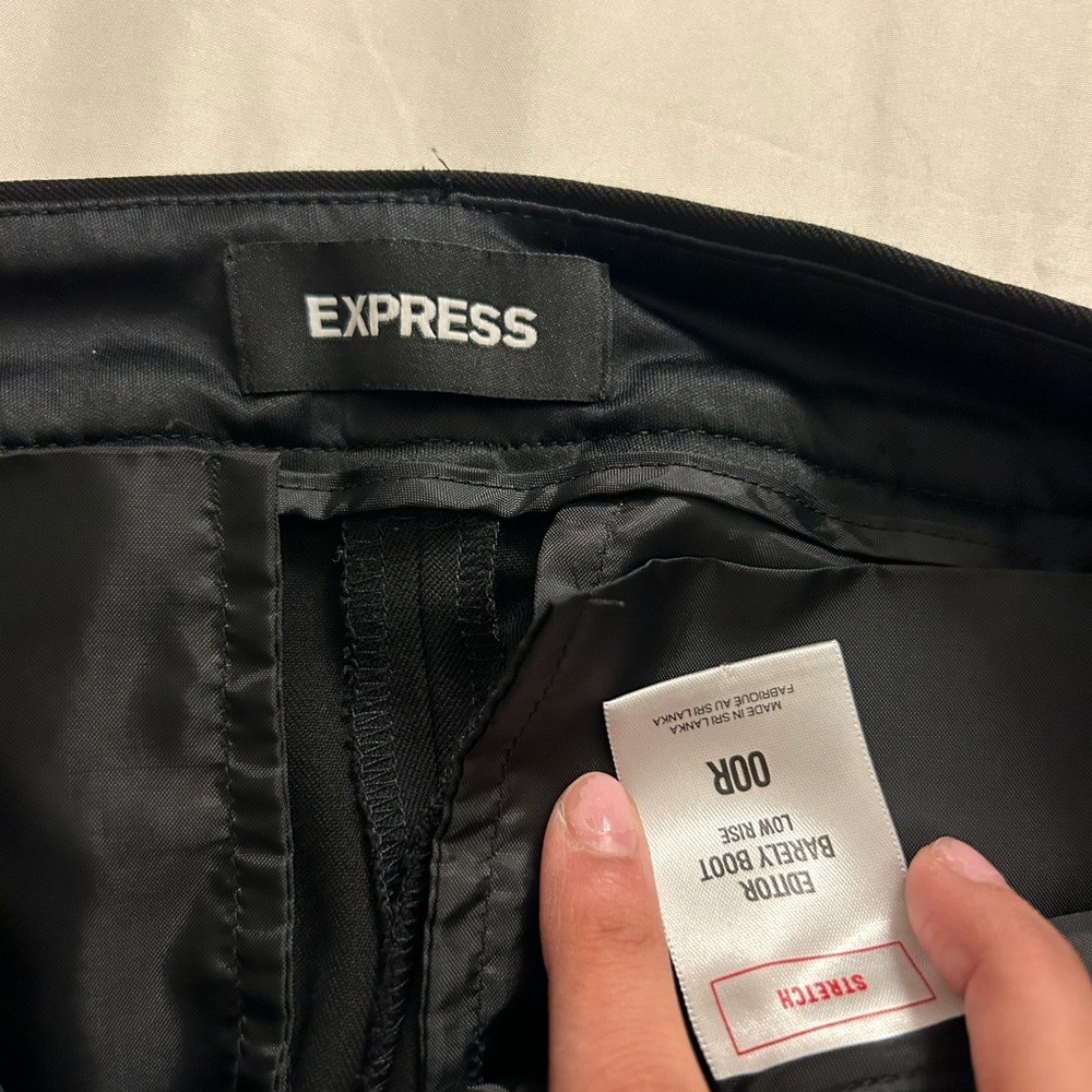 Express Black pants work
